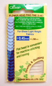 flat flower head pins